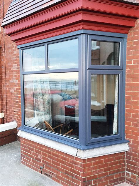 Full House Of Anthracite Grey Windows With Red Composite Door Feels