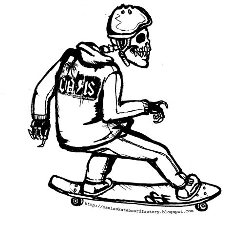 Dessin Skate Board Coloriage Skateboard Imprimer Pour Les Enfants 21840