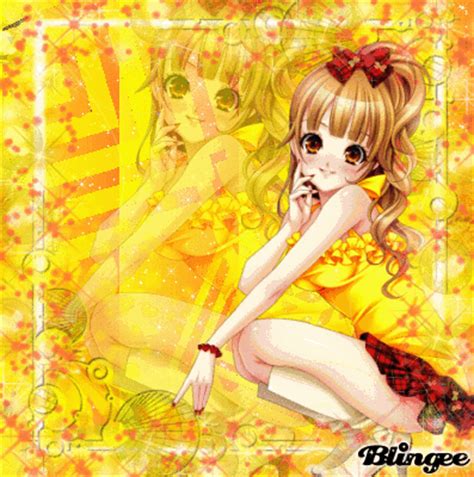A collection of the top 46 yellow anime wallpapers and backgrounds available for download for free. Yellow Anime Girl Picture #110405515 | Blingee.com