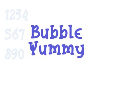 Bubble Yummy Font Free Download Now
