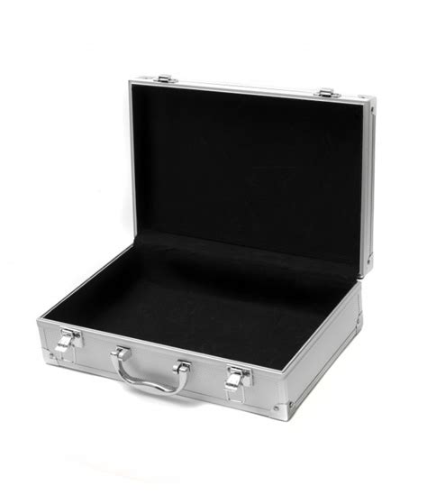 Premium Photo Stainless Steel Suitcase Storage Box Isolated On White