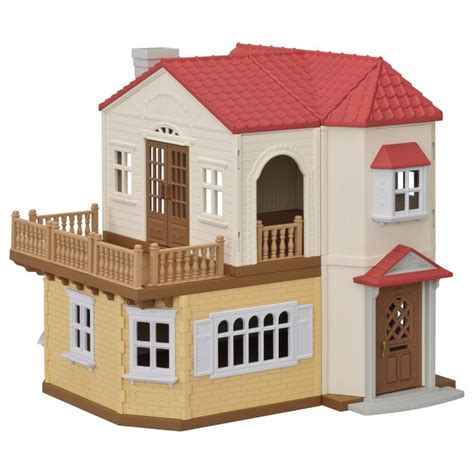 Calico Critters Red Roof Country Home Dollhouse Playset Red Roof