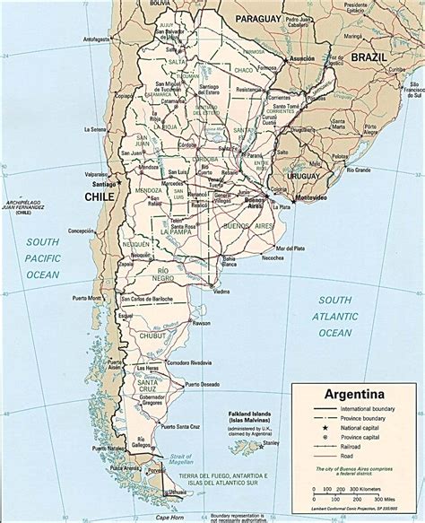 Rios Mapa Argentina