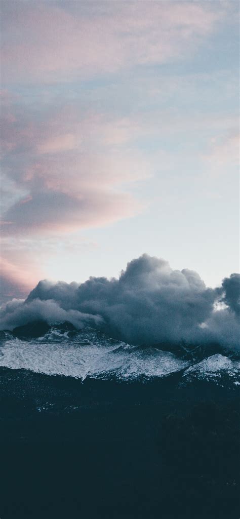 Wallpaper Clouds Mountains Dusk 5120x2880 Uhd 5k Picture Image