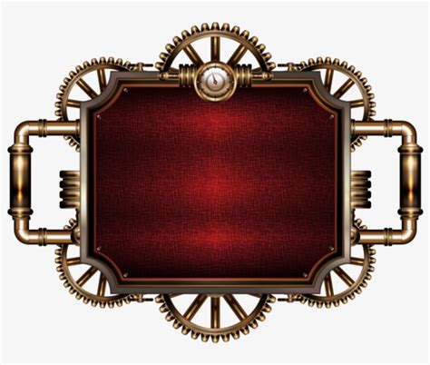 Steam By Illustratorg On Deviantart Steampunk Frame Png Transparent
