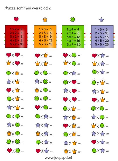 61 Best Images About Tafels On Pinterest Free Multiplication Games