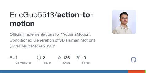 Github Ericguo5513action To Motion Official Implementations For