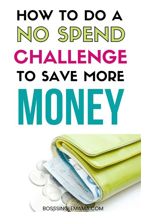 How To Do A No Spend Challenge 3 Pro Tips To Help You Save Money No Spend Challenge Money