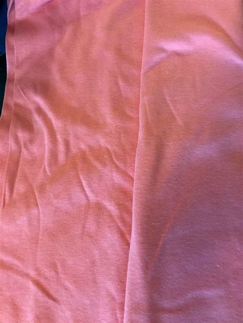 2 Yds 8” X 60” Deep Peach Knit Hc Fabric Stash Fabric Peach