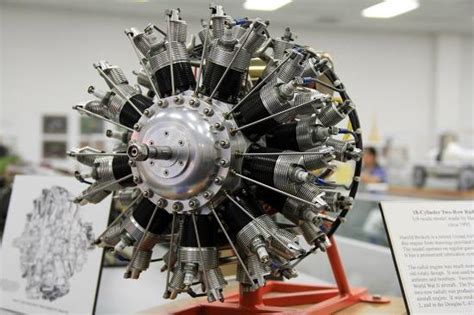 18 Cylinder Two Row Radial Engine Picture Of The Miniature