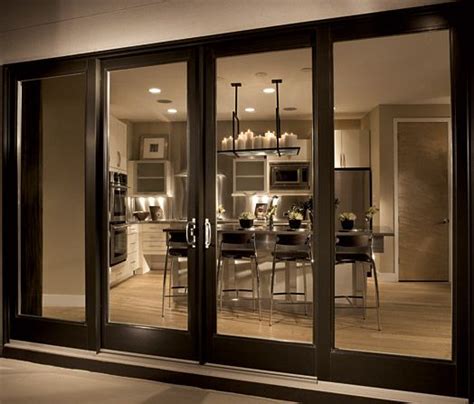 Milgard Doors For Dining Room French Doors With Screens Sliding French