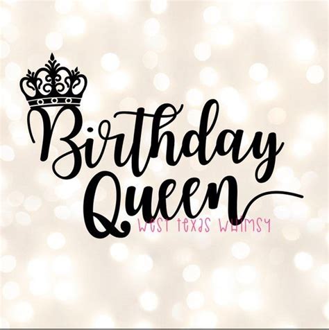 Birthday Queen SVG, Happy Birthday svg, Birthday Mom svg, Birthday svg for her, Birthday queen ...