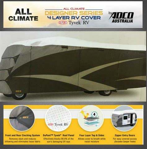 Adco Class C Motorhome Cover 20 23 Ft 612m 701m 3 Year Warranty Suncoast Caravan Service