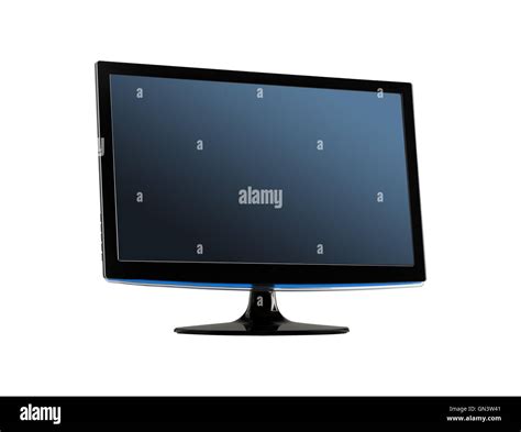 Professional Widescreen Computer Monitor Stock Photo Alamy