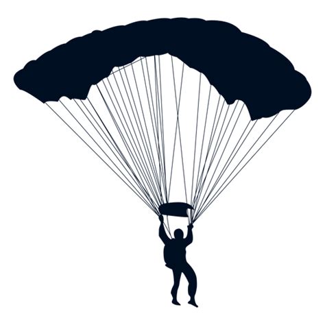Parachute Silhouette At Getdrawings Free Download