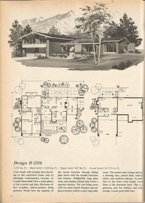 These Are Beautiful Vintage House Plans That Are Efficient Spacious
