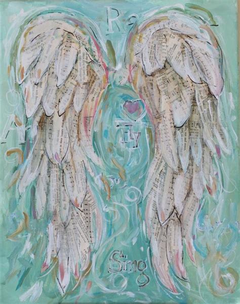 Angel Wings Painting Custom Order Your Own Special Set Of