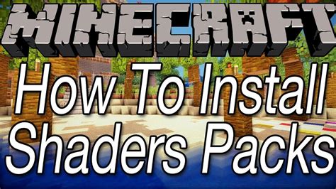 How To Install Shaders Minecraft Hondates