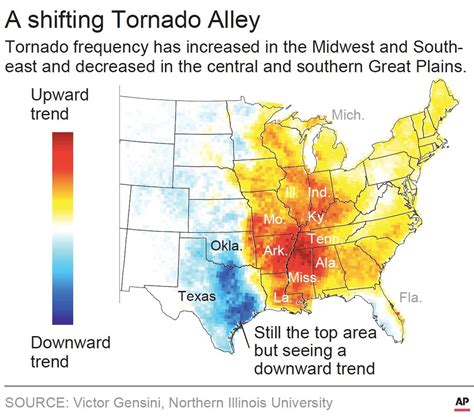 Tornado Alley Map 2019