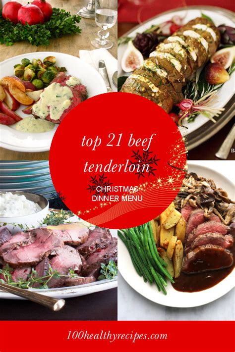 Herb roasted beef tenderloin is the perfect family favorite for your thanksgiving or christmas dinner. Top 21 Beef Tenderloin Christmas Dinner Menu - Best Diet and Healthy Recipes Ever | Recipes ...