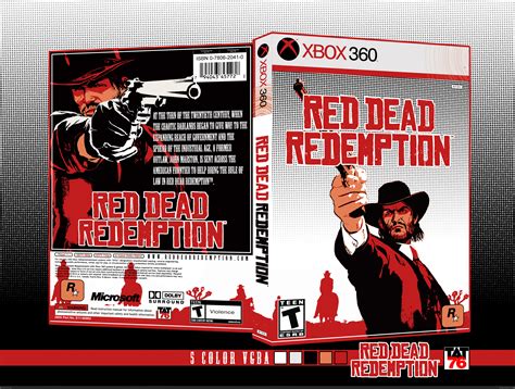 Red Dead Redemption Xbox 360 Box Art Cover By Tat76