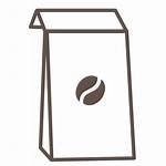 Coffee Icon Bag Beans Icons