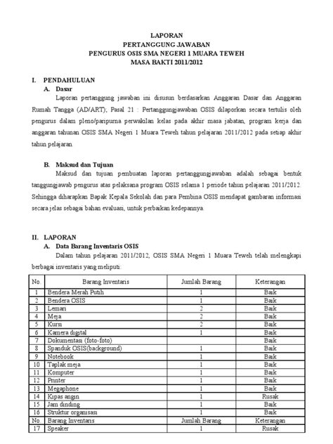 Contoh Laporan Pertanggung Jawaban Kegiatan Homecare24