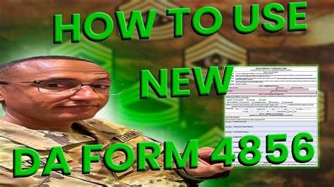 Use New Army Counseling Form New Counseling Form Da 4856 Explained