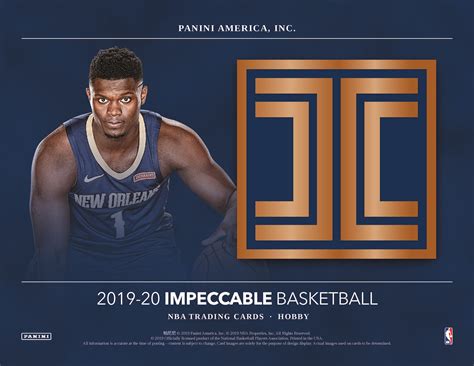 Checklist, team set lists and set details. 2019-20 Panini Impeccable NBA Basketball Cards Brings ...