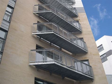 Mild Steel Cantilevered Balcony Designed To Follow The Contours Of The