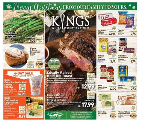 Check spelling or type a new query. Kings Food Markets Circular December 21 - 27, 2018. View ...
