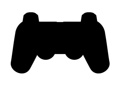 Game Controller Silhouette Clipart Best