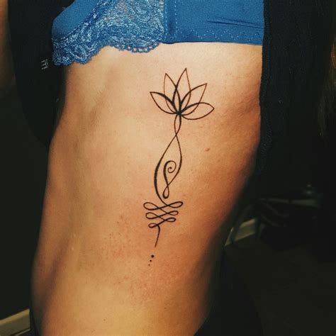 Unalome Lotus Flower Tattoo Unalome Tattoo Red Ink Tattoos Tattoos