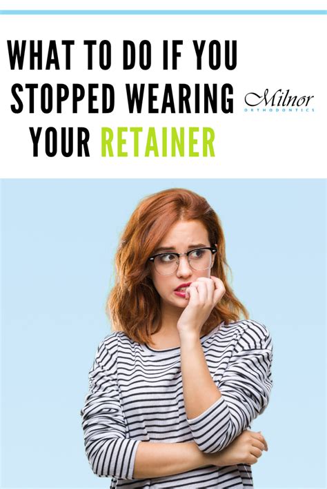 I haven't worn my retainer in over a year and my teeth are still in the same position as when i first got my braces taken off. Have you been slacking in your retainer wear? Here's what ...