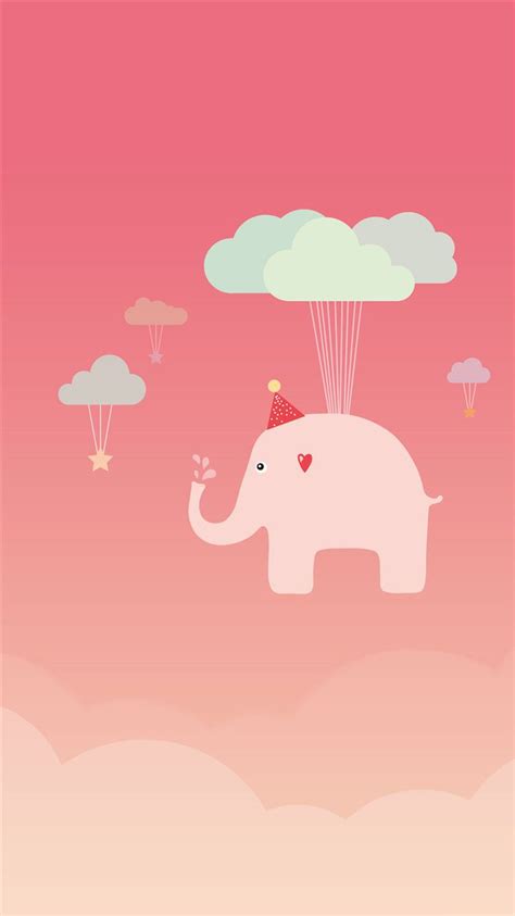 Cute Elephant Iphone 8 Wallpapers Free Download