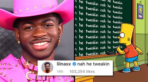 nah he tweakin meaning instagram comment goes viral thanks to lil nas x popbuzz