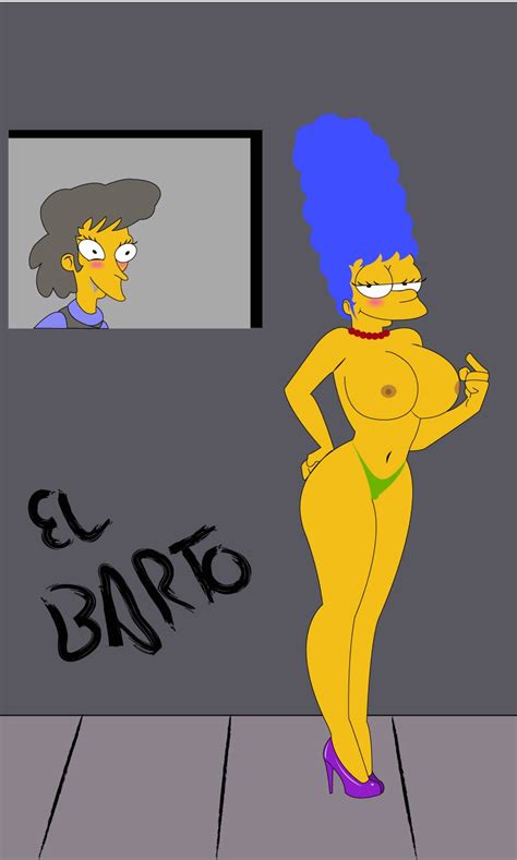 Rule 34 Breasts Color El Barto Female Female Only Helen Lovejoy Human Marge Simpson Multiple