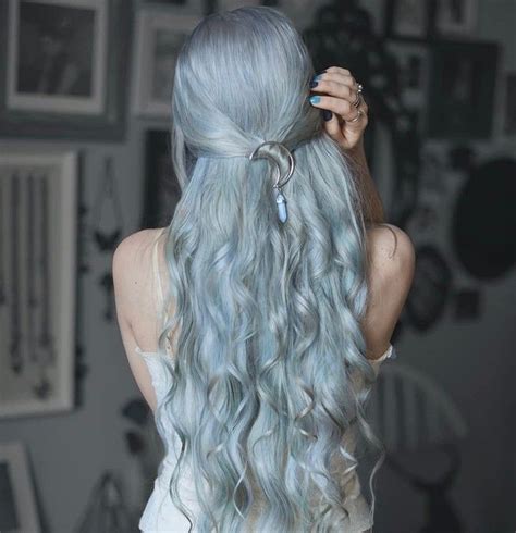 Icy Blue Hair Colour Lindy Marvin