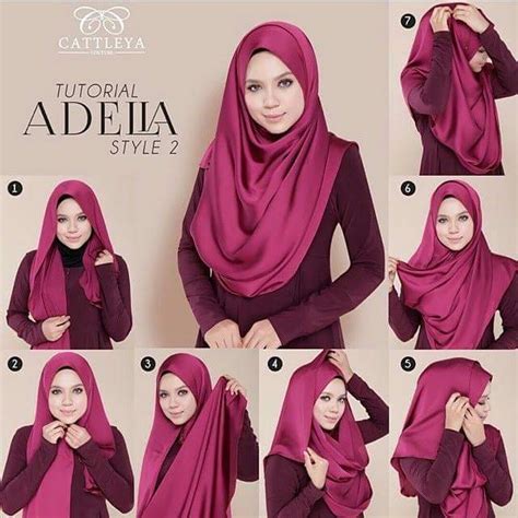 34 Tutorial Mudah Pemakaian Tudung Shawl Dan Selendang Mengikut Trend