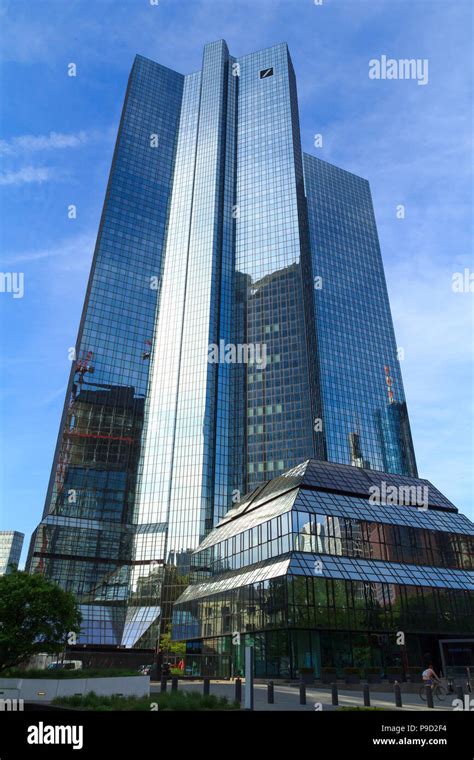 Deutsche Bank Headquarters Tower A Modern Skyscraper In The Center Of
