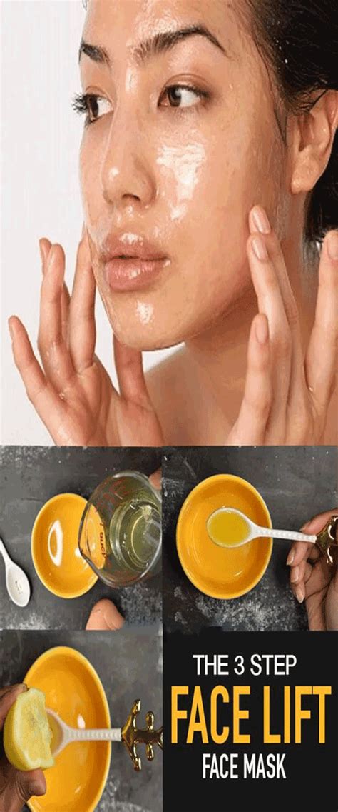 Diy Homemade Skin Tightening And Firming Mask Natural Facelift Mask In 2020 Natural Face