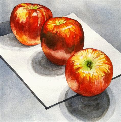 Kathleen Fiske Art A Little Apple Still Life