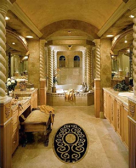 Classic Style Master Bathroom Florida Mansion Marble Bathroom