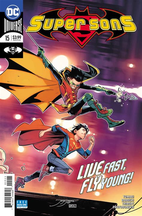 Super Sons 2017 15 Vfnm Jorge Jimenez Cover Dc Universe