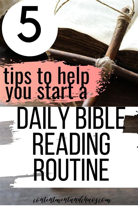 How To Start A Daily Bible Reading Routine Read Bible Daily Bible Reading Daily Bible