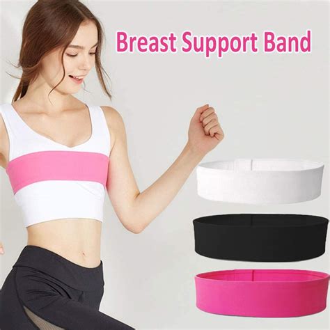 Breast Support Band Running Compression Bands For Sports Bra High Impact For Large Bust No