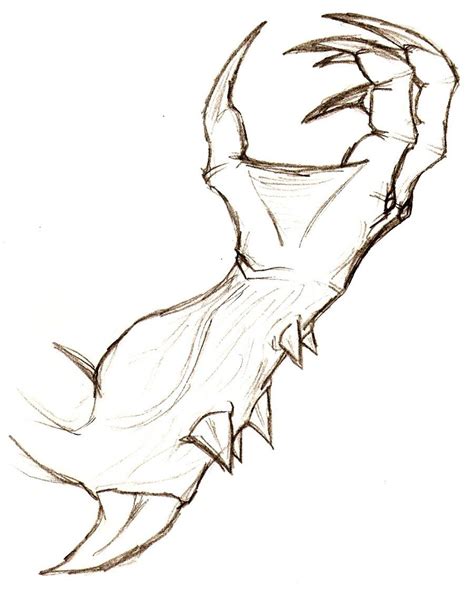 Demon Arm By Thanatos1988 On Deviantart Demon Drawings Concept Art