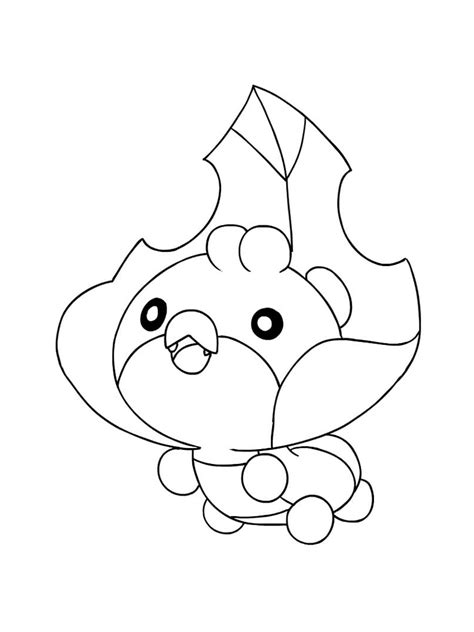 Sewaddle Pokemon Coloring Pages