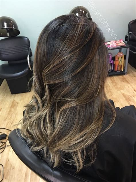 My hair transformation 2020, from dark brown hair to ash brown with highlights. Caramel chocolate ashe highlights for dark hair ...