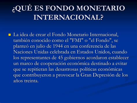 ppt “fondo monetario internacional” powerpoint presentation free download id 1358672